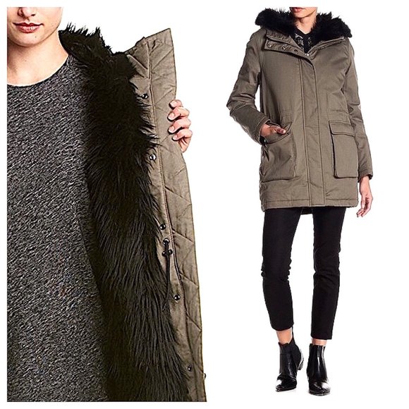 The Kooples Jackets & Blazers - NWT The Kooples Faux Fur Lined Hooded Parka
